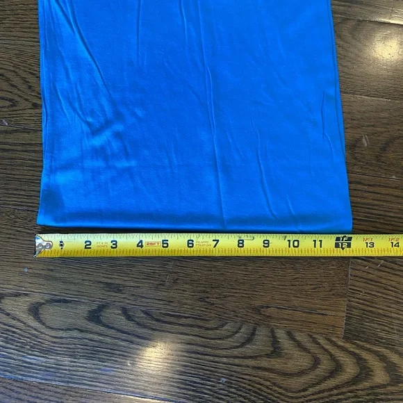 Echo Infinity Scarf Bright Blue 12" x 30" Jersey Comfy & Great for Spring! - Picture 5 of 5